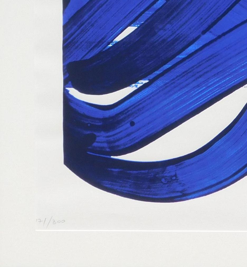 Sérigraphie originale de Pierre Soulages. 