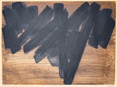 Pierre Soulages (1919–2022) - Eau-forte V - Etching on BFK Rives paper - 1956
