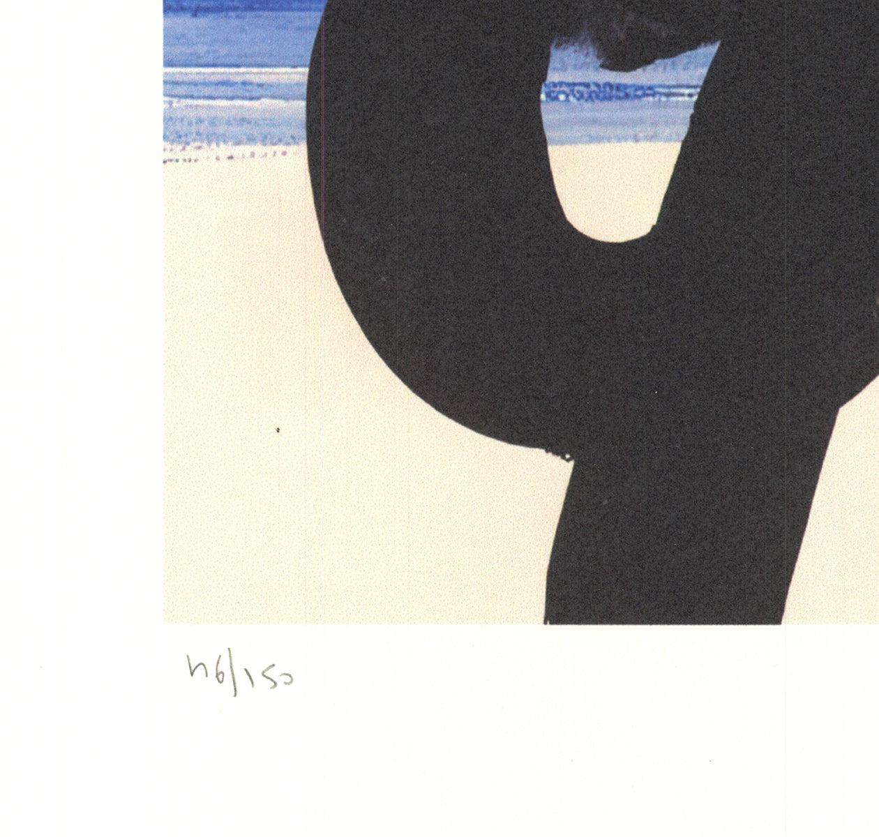 Soulages 'Bleue et Noire' 2015- Litografia 1