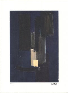 Pierre Soulages 'Composition, septembre 1951' 2015- Lithographie