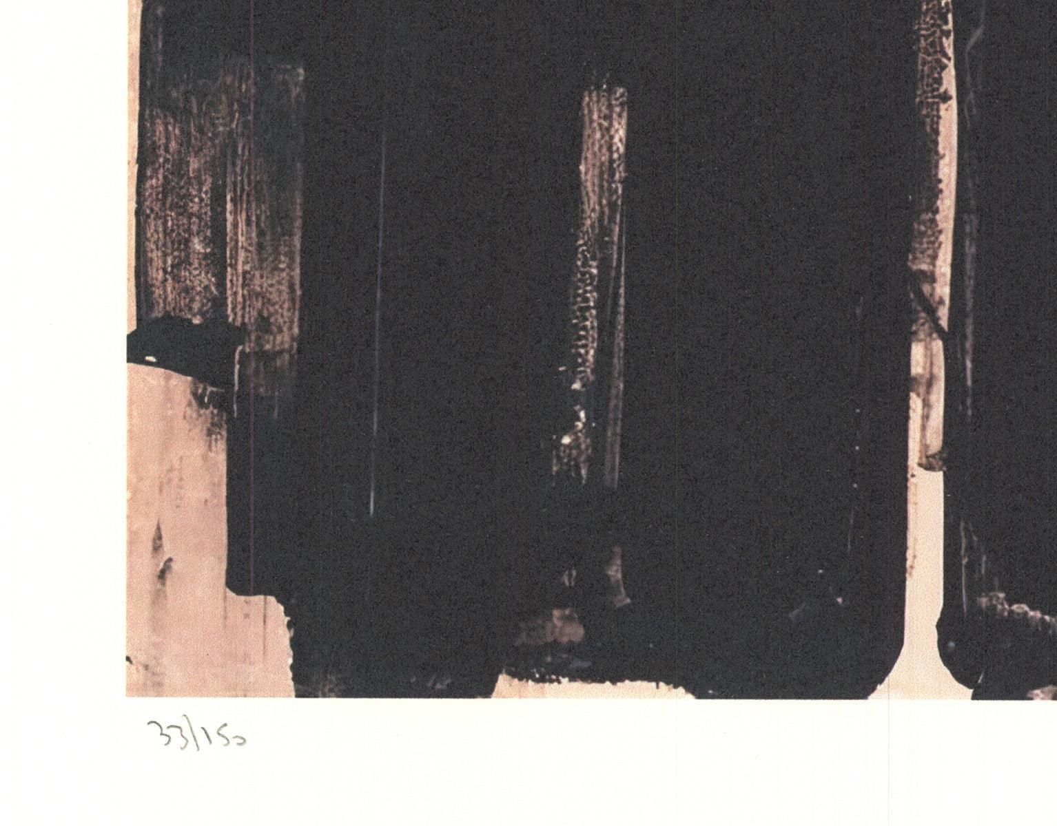 Pierre Soulages 'Ohne Titel (1952)' 2015- Lithograph For Sale 3