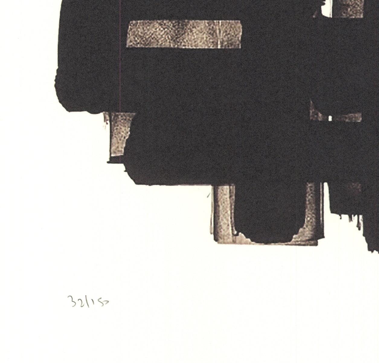Pierre Soulages 'Ohne Titel (1955)' 2015- Lithograph For Sale 3
