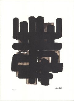 Pierre Soulages „Ohne Titel (1955)“ 2015- Lithographie