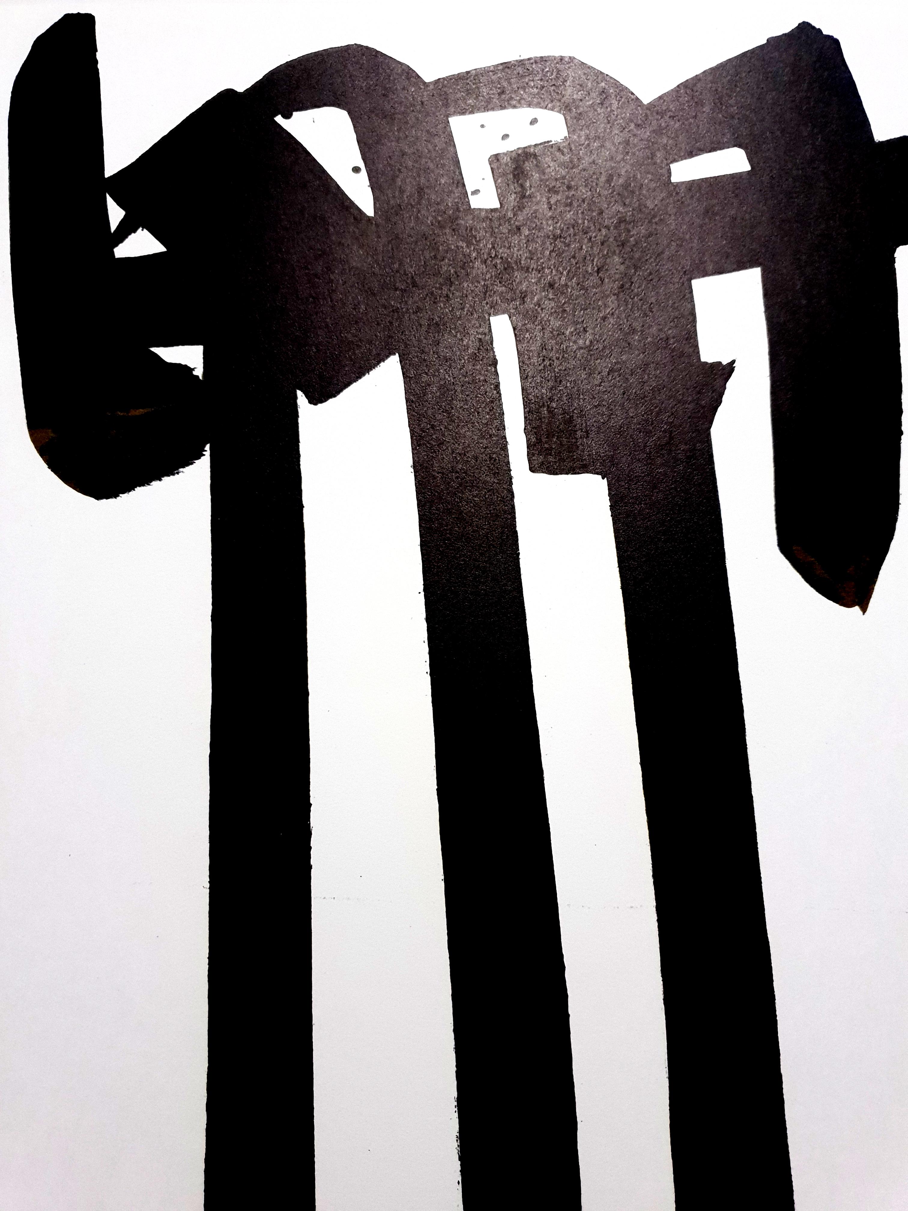 Pierre Soulages - Original Lithograph For Sale 1