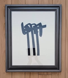 Pierre Soulages, Litografia originale su pietra n¨28 di Mourlot, Paris 1970, Firmato