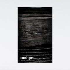 Pierre Soulages, Peintures 2013-2015, Galerie Karsten Greve Exhibition Poster