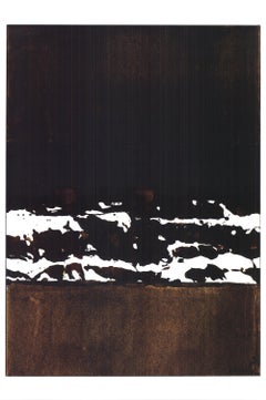 Soulages Husk sur papier 2007 Vintage