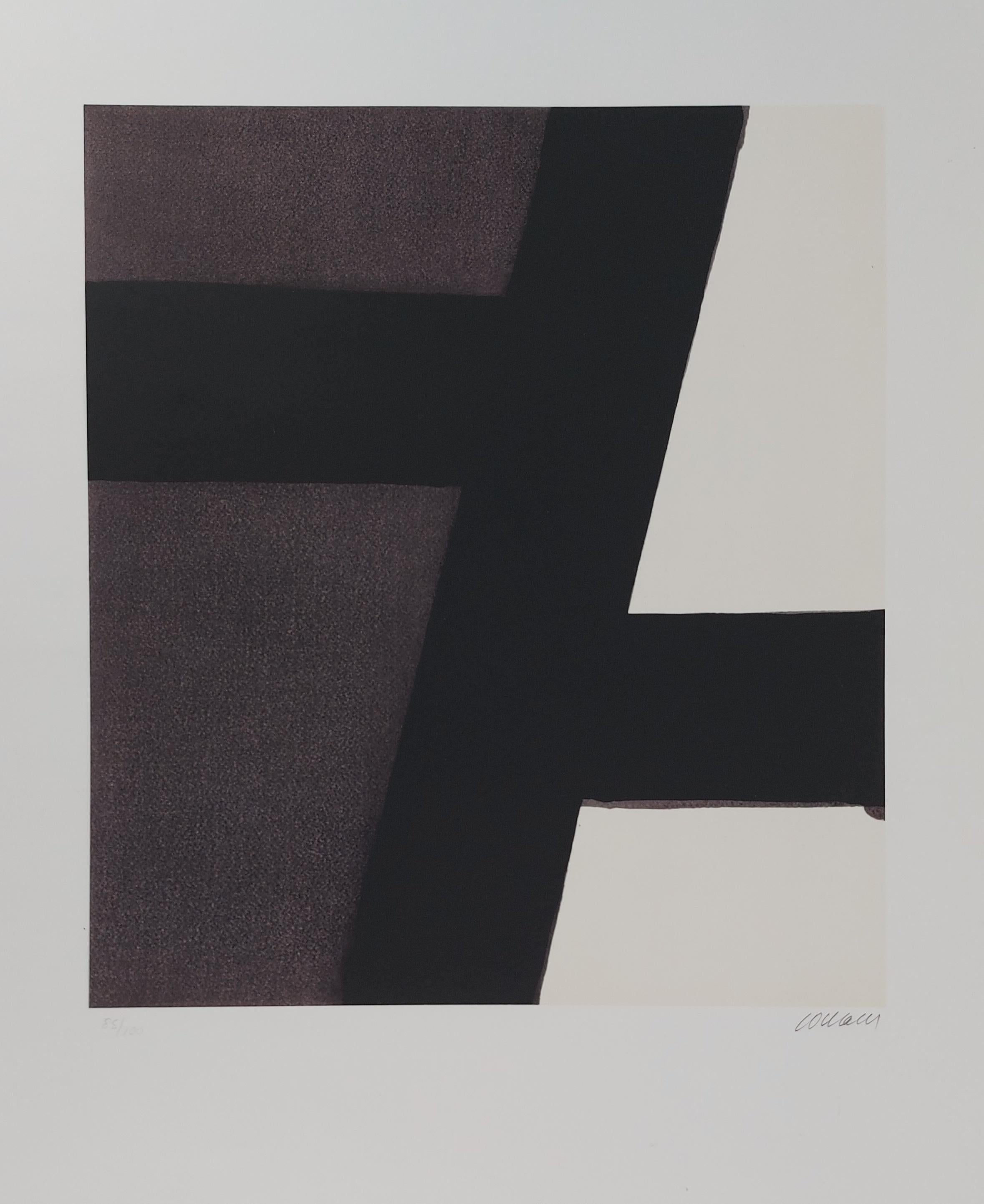 Sérigraphie no. 21 - Screenprint, Handsigned (BNF #113) - Print by Pierre Soulages