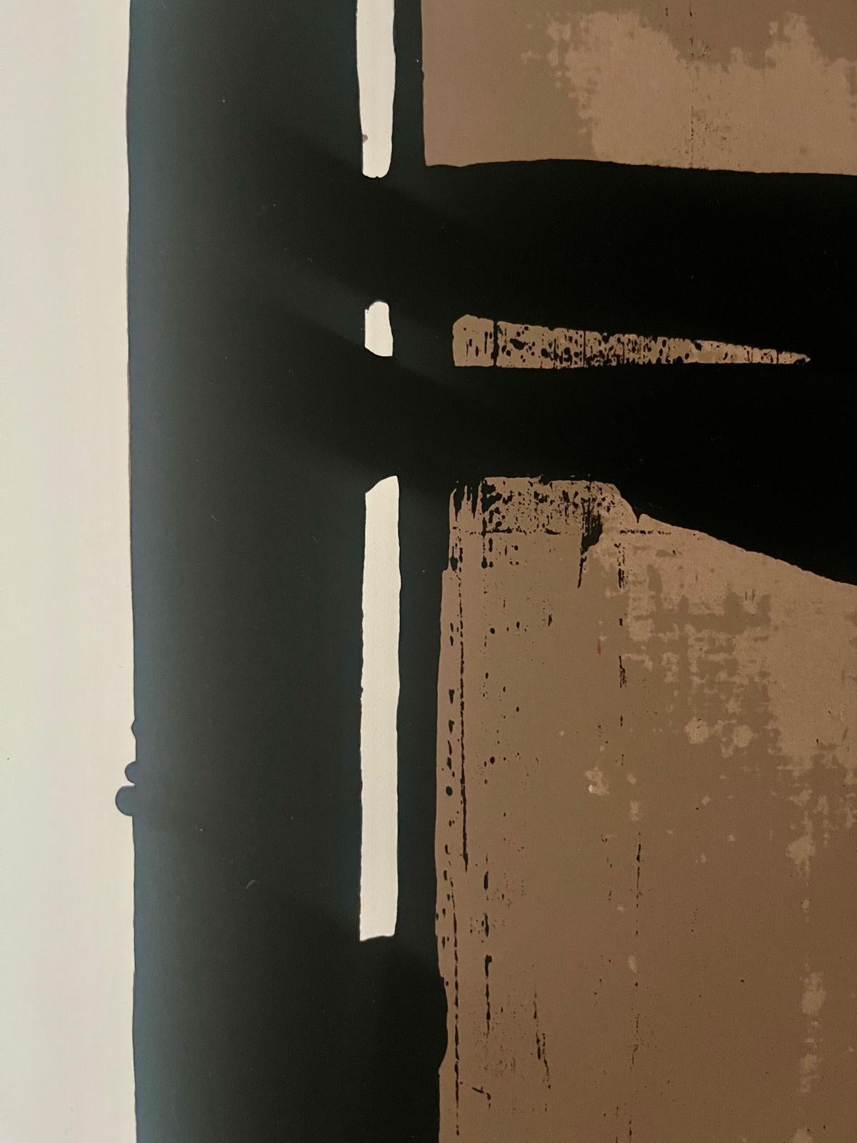 Sérigraphie n°10 - Print de Pierre Soulages