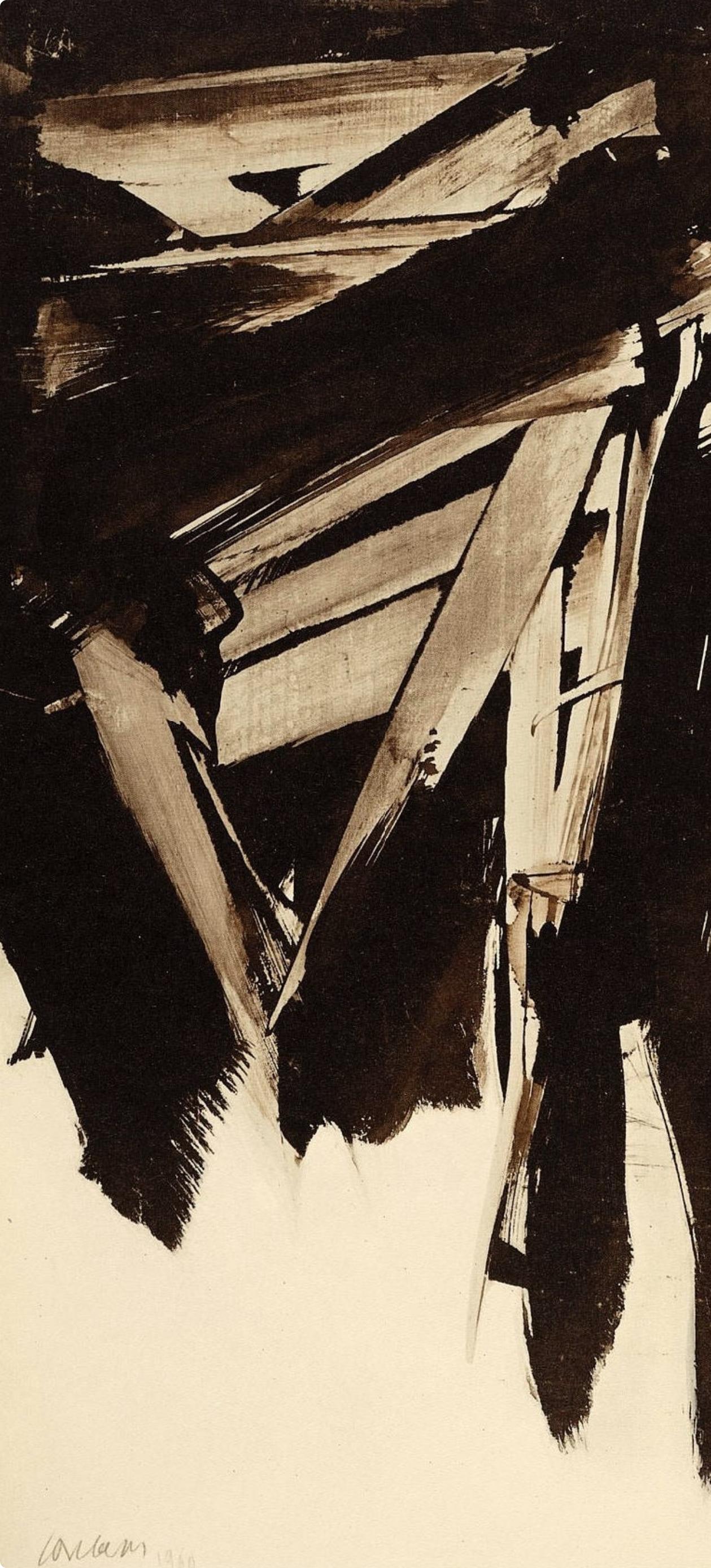 Soulages, Composition, Pierre Soulages, Peintres d'aujourd'hui (after) For Sale 1