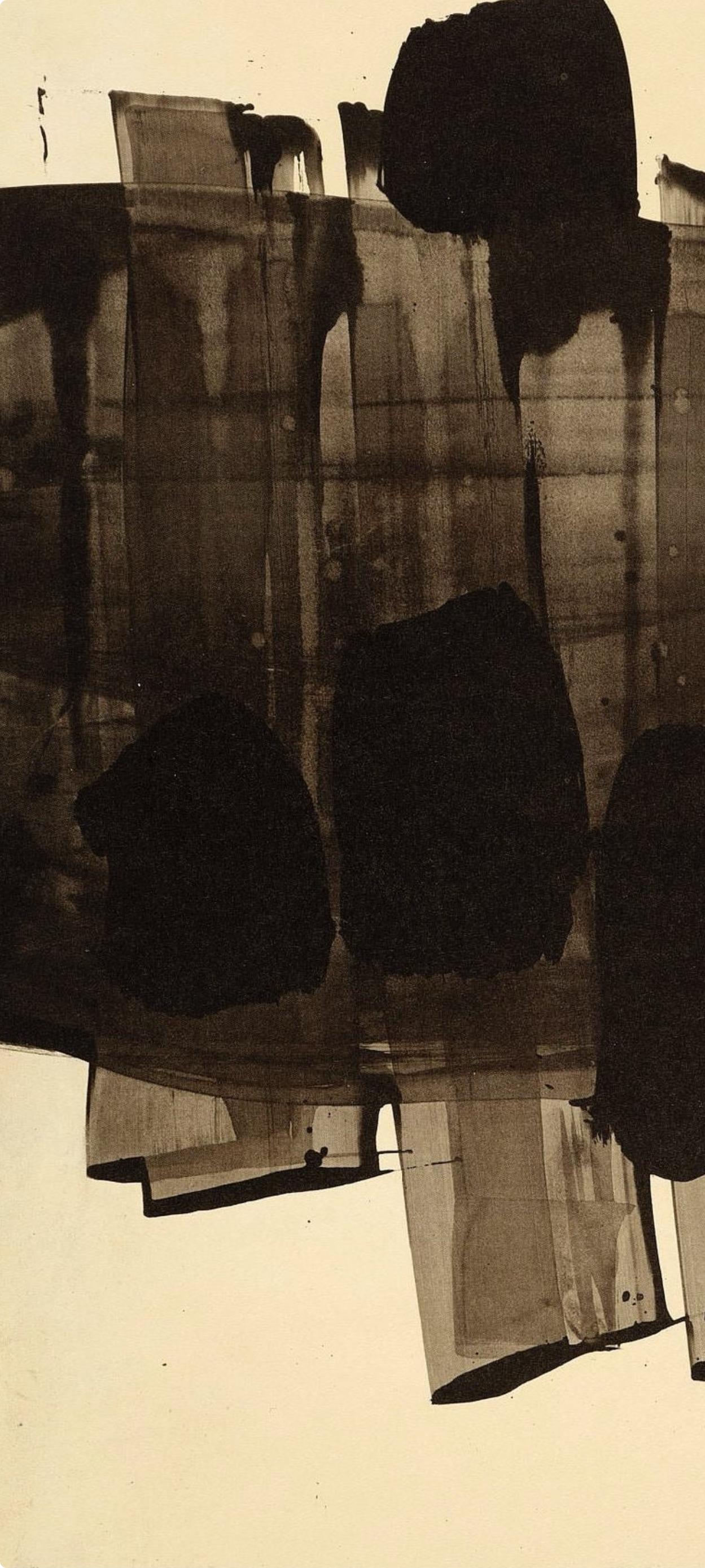 Soulages, Composition, Pierre Soulages, Peintres d'aujourd'hui (after) For Sale 1
