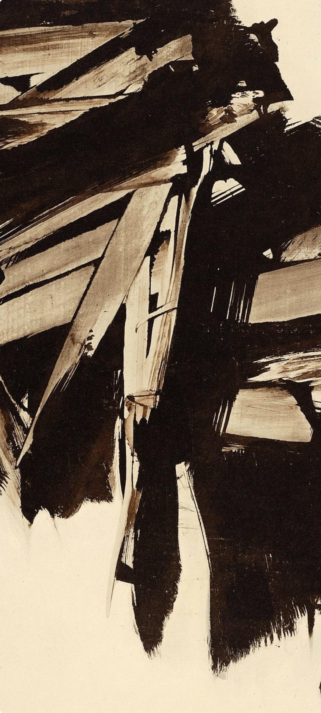 Soulages, Composition, Pierre Soulages, Peintres d'aujourd'hui (after) For Sale 2