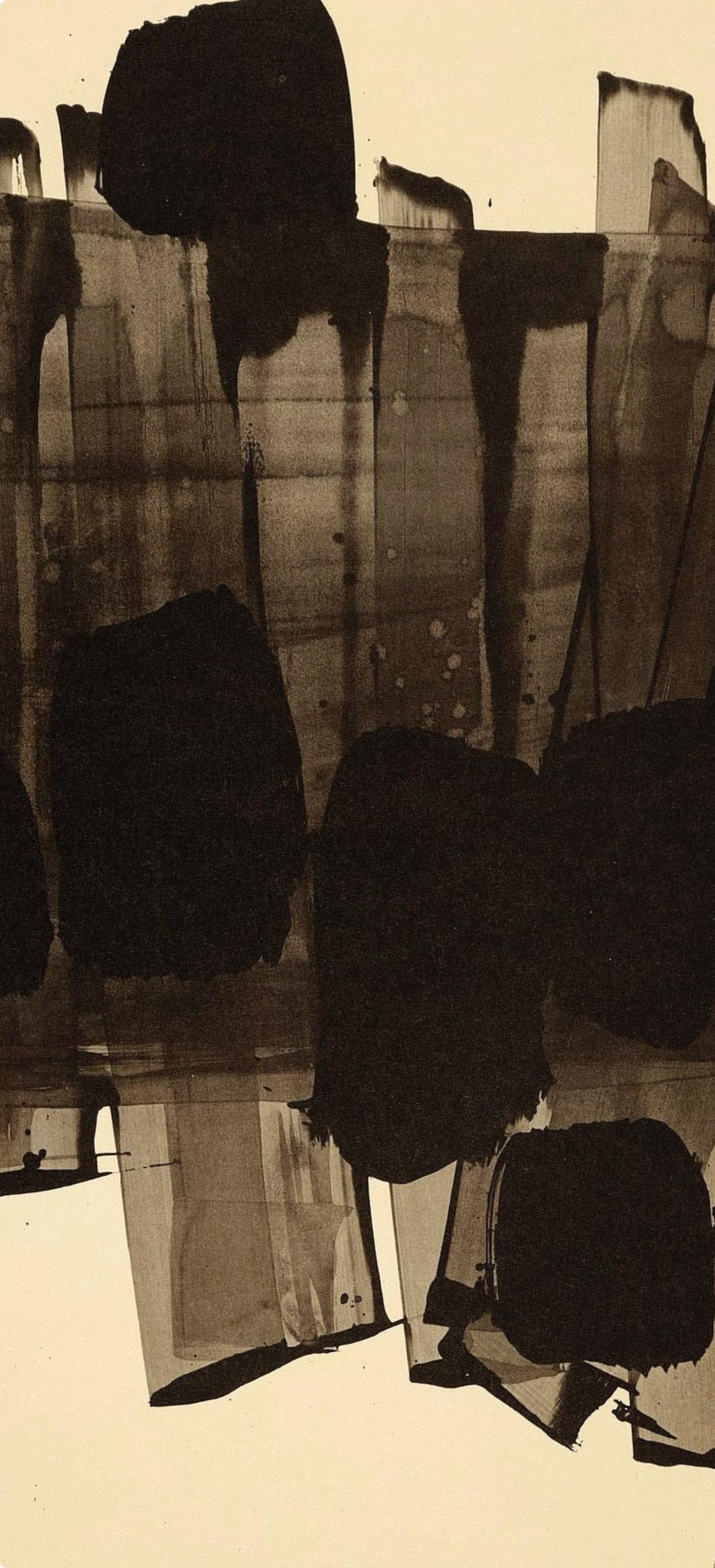 Soulages, Composition, Pierre Soulages, Peintres d'aujourd'hui (after) For Sale 2