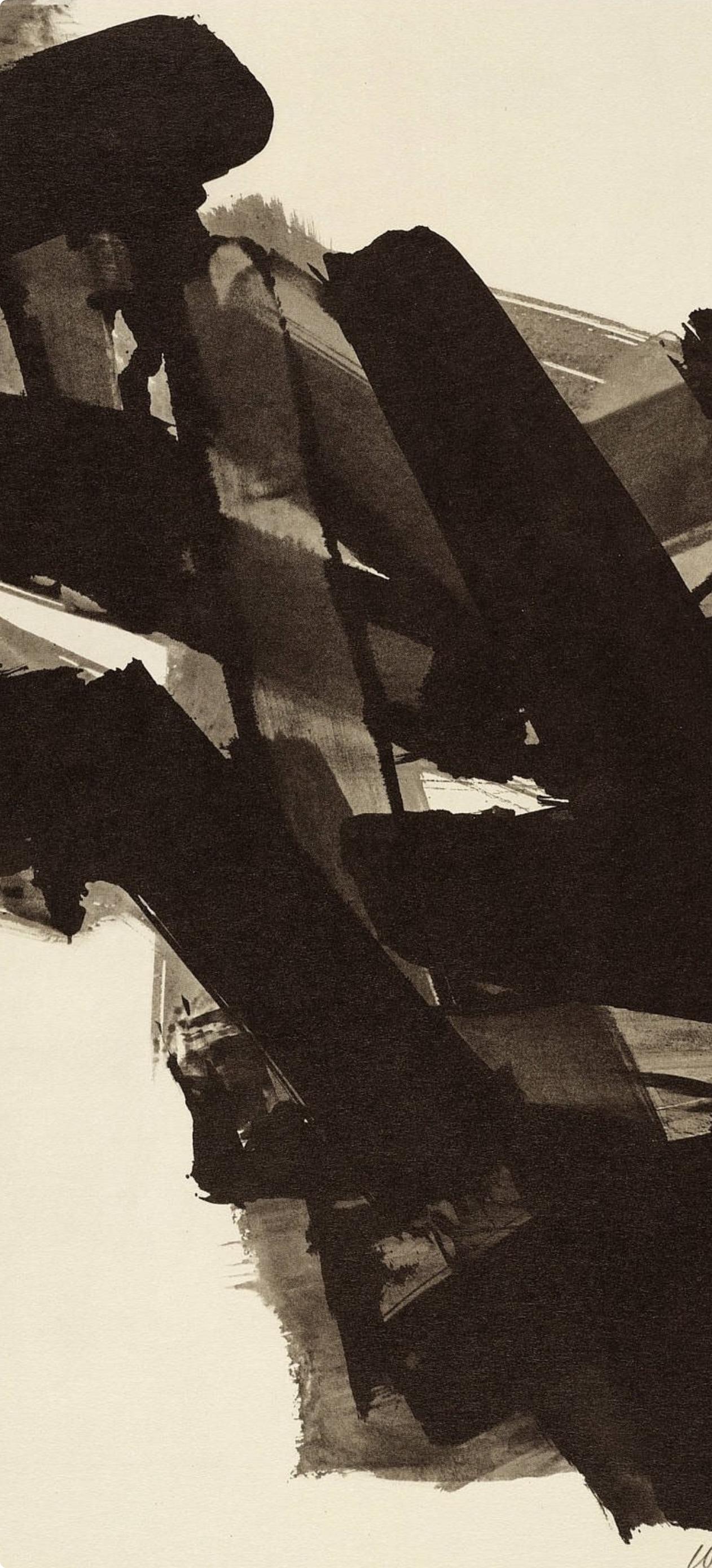 Soulages, Composition, Pierre Soulages, Peintres d'aujourd'hui (after) For Sale 2