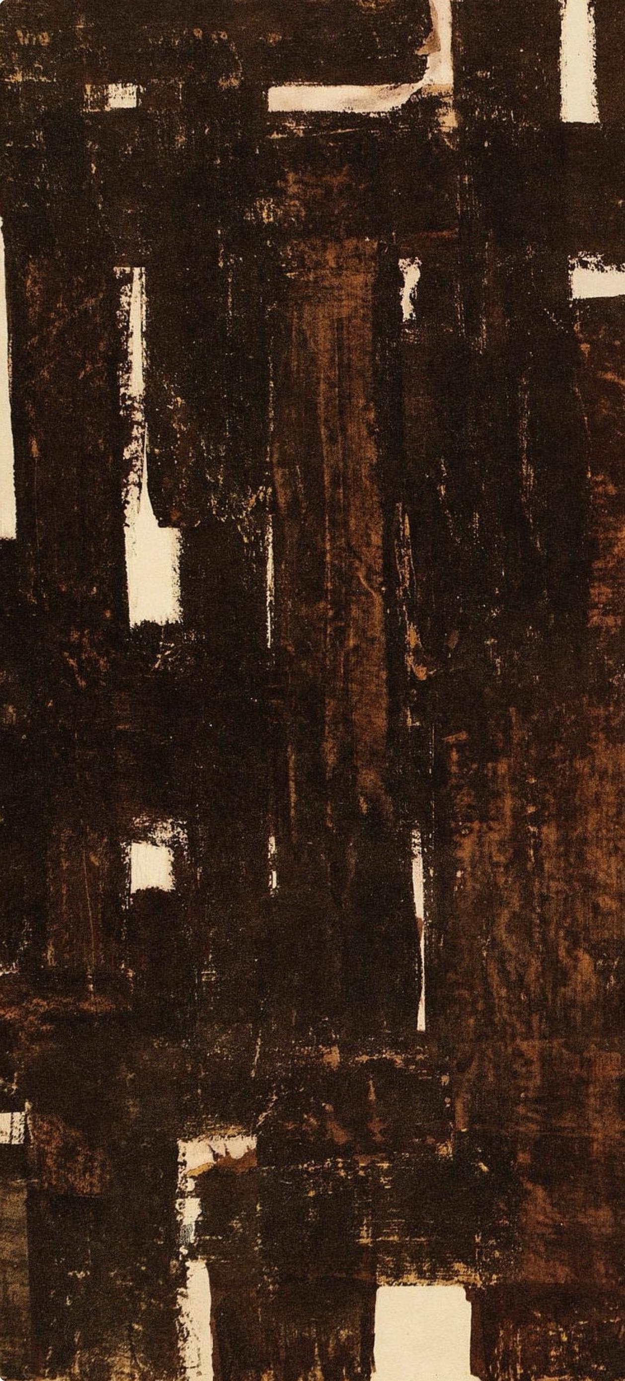 Soulages, Composition, Pierre Soulages, Peintres d'aujourd'hui (after) For Sale 2