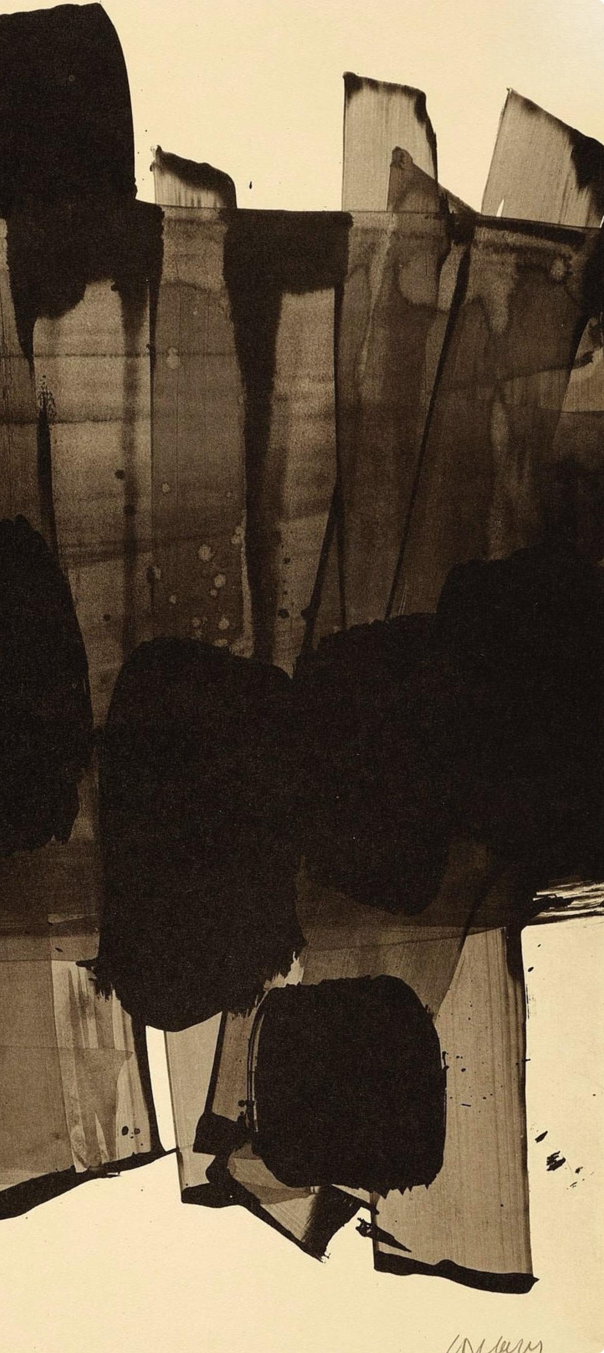 Soulages, Composition, Pierre Soulages, Peintres d'aujourd'hui (after) For Sale 3
