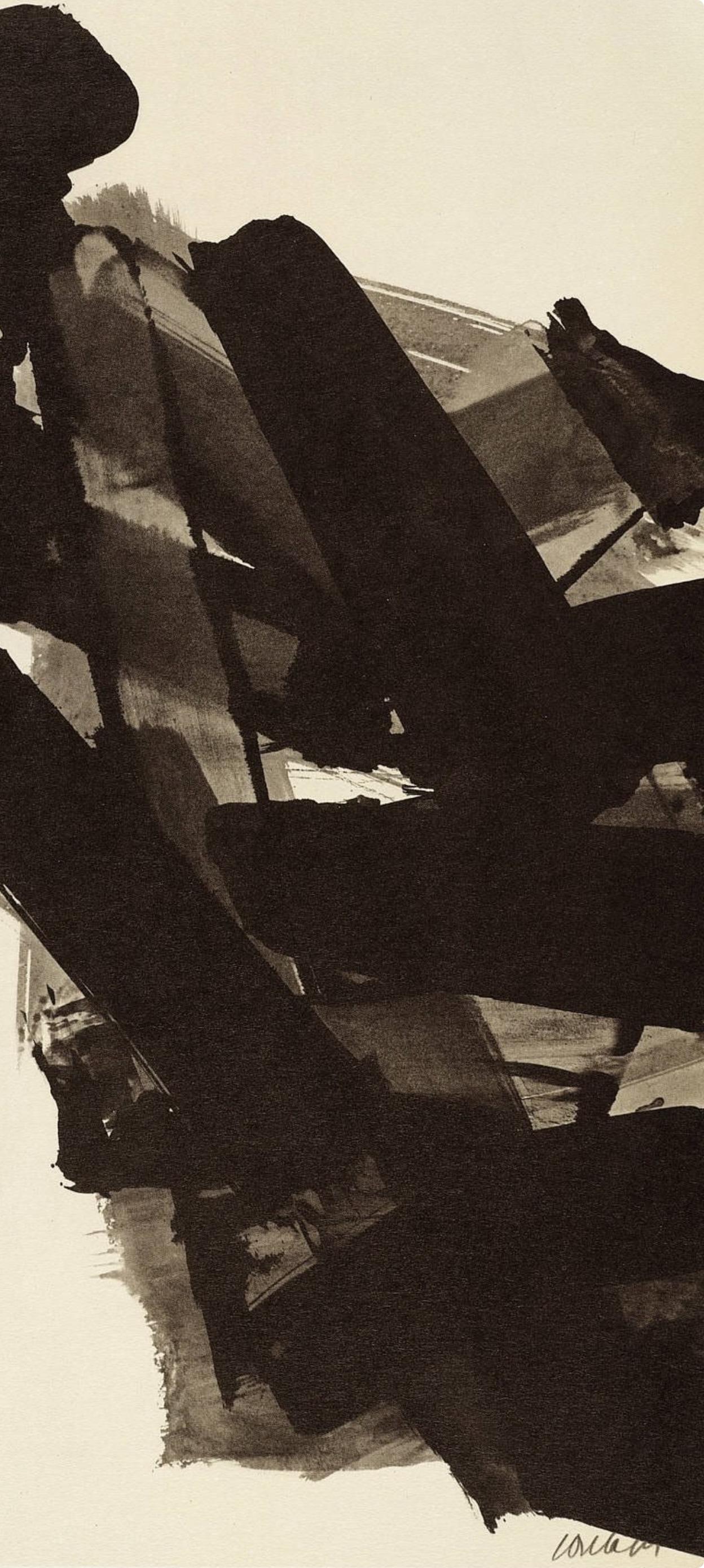 Soulages, Composition, Pierre Soulages, Peintres d'aujourd'hui (after) For Sale 3