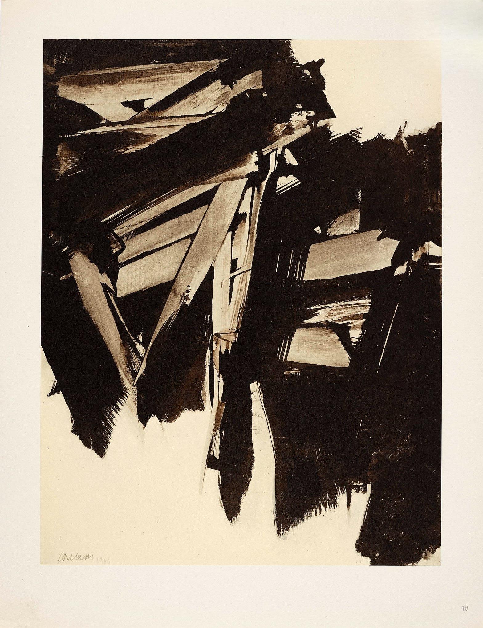 Soulages, Composition, Pierre Soulages, Peintres d'aujourd'hui (after) For Sale 4