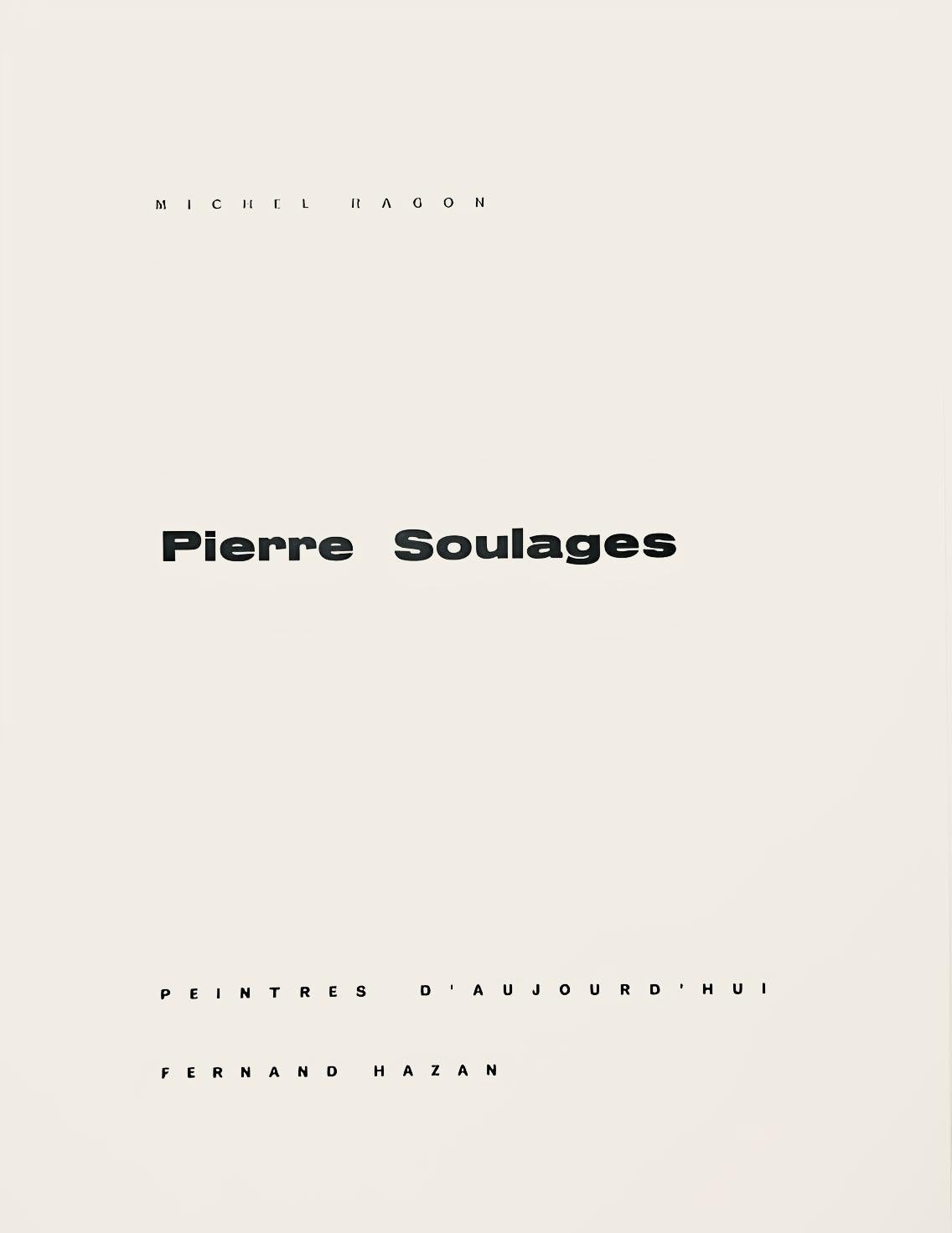 Soulages, Composition, Pierre Soulages, Peintres d'aujourd'hui (after) For Sale 5