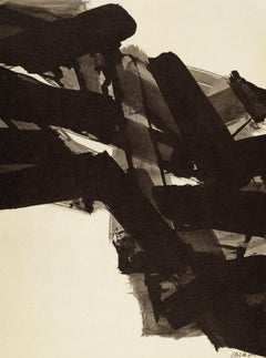 Vintage Soulages, Composition, Pierre Soulages, Peintres d'aujourd'hui (after)