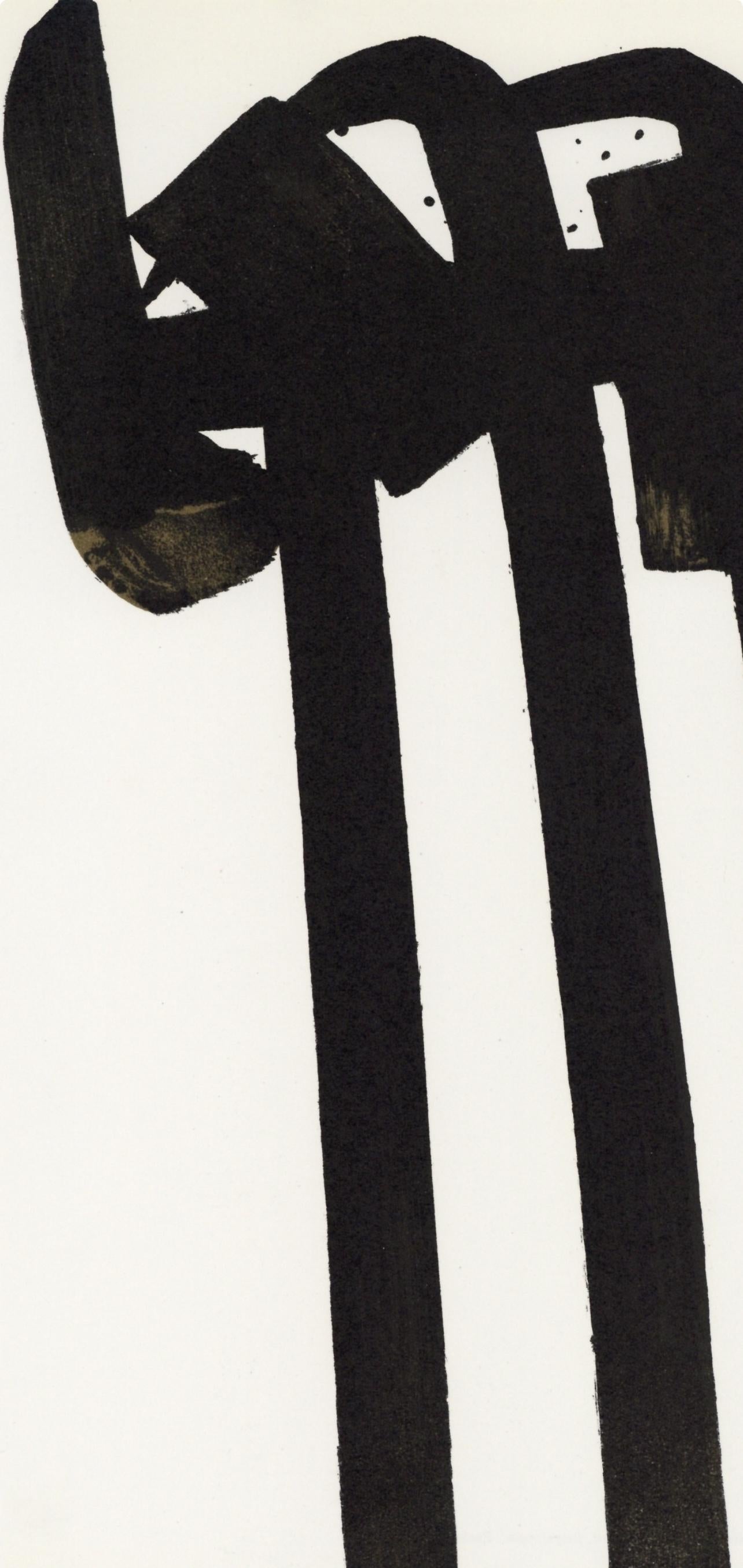 Soulages, Composition, XXe Siècle (after) - Print by Pierre Soulages