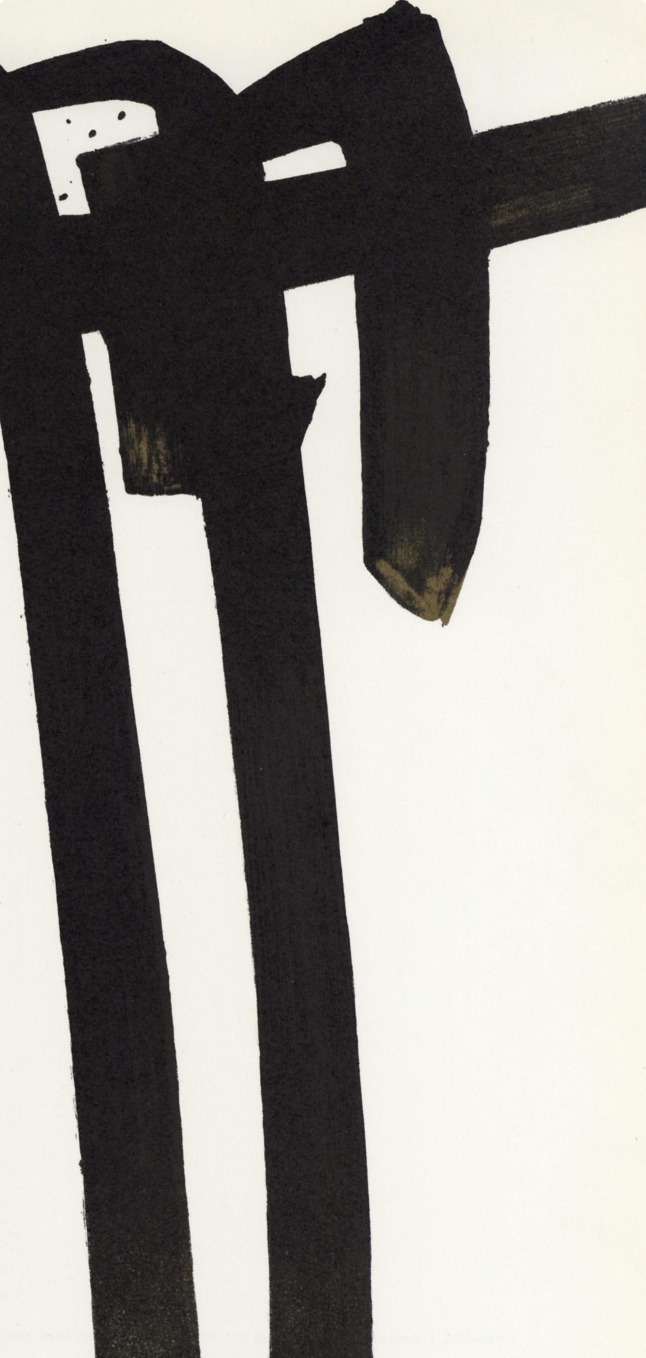 Soulages, Composition, XXe Siècle (after) - Modern Print by Pierre Soulages
