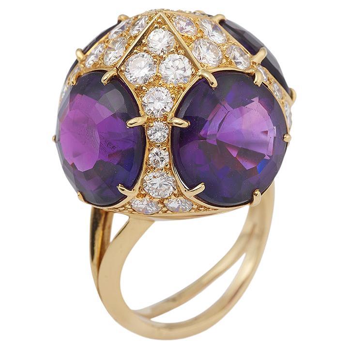 STERLE Paris Turquoise Diamond Sapphire Gold Ring For Sale at 1stDibs ...