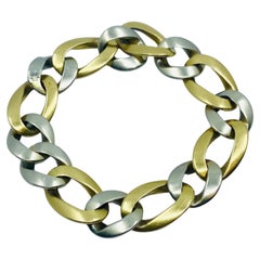 Retro Pierre Sterlé Gold Link Bracelet