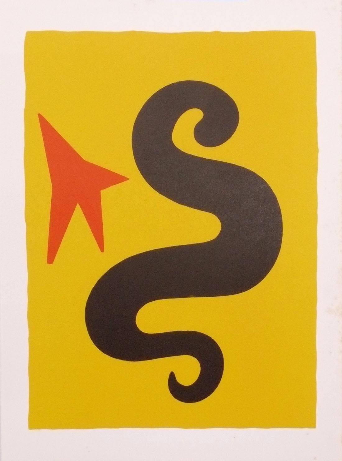 Pierre Tal-Coat und Alexander Calder Farblithographien 16,5 