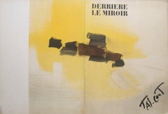 1959 Pierre Tal-Coat 'Derriere Le Miroir, no. 114' Yellow,Brown Book