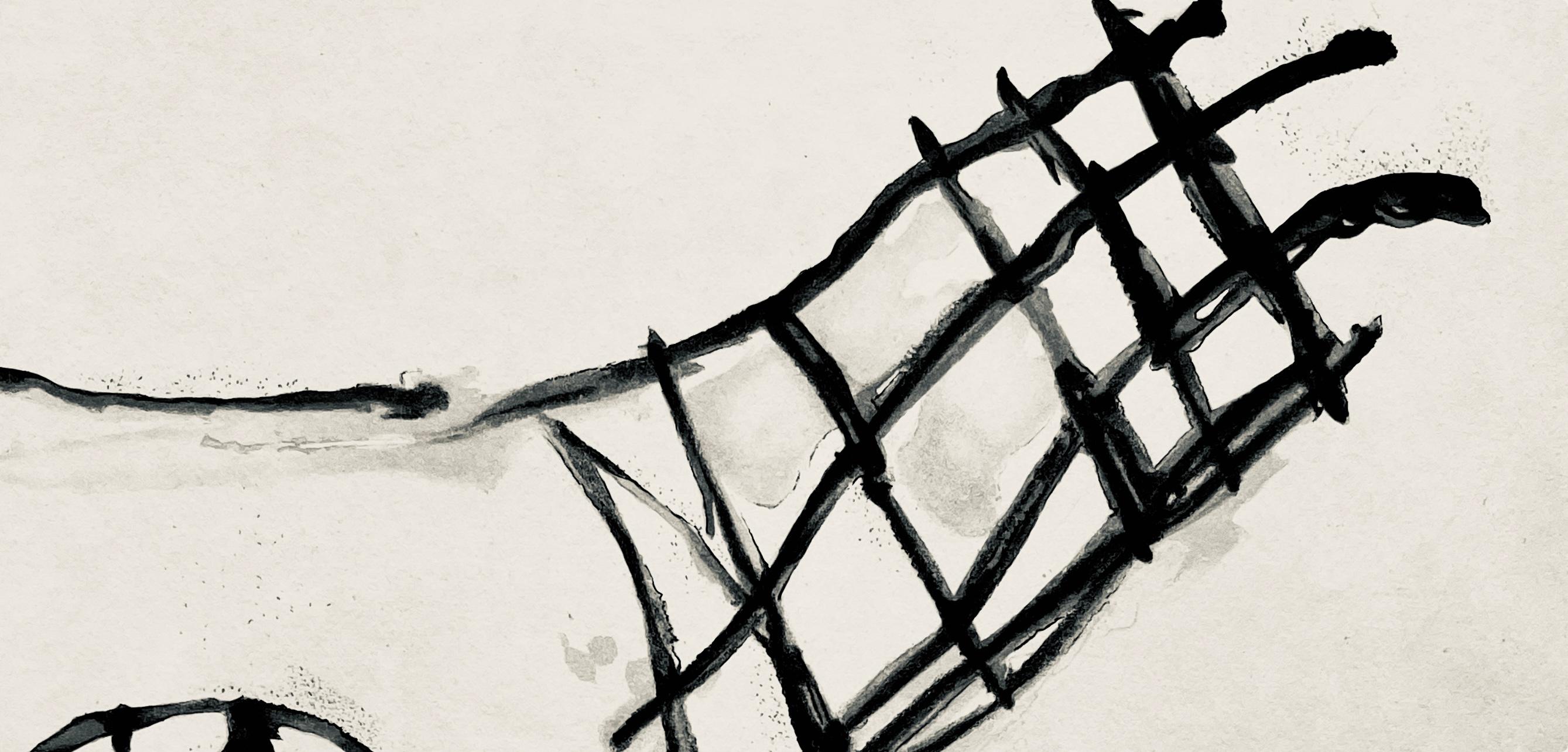 Tal-Coat, Composition, Derrière le miroir (after) - Print by Pierre Tal-Coat