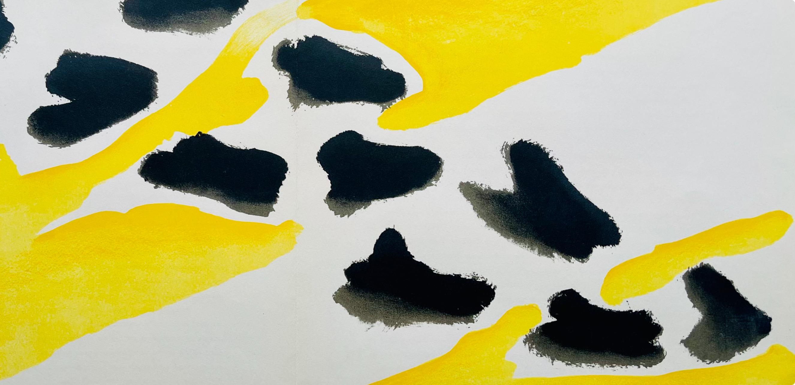 Tal-Coat, Composition, Derrière le miroir (after) - Print by Pierre Tal-Coat