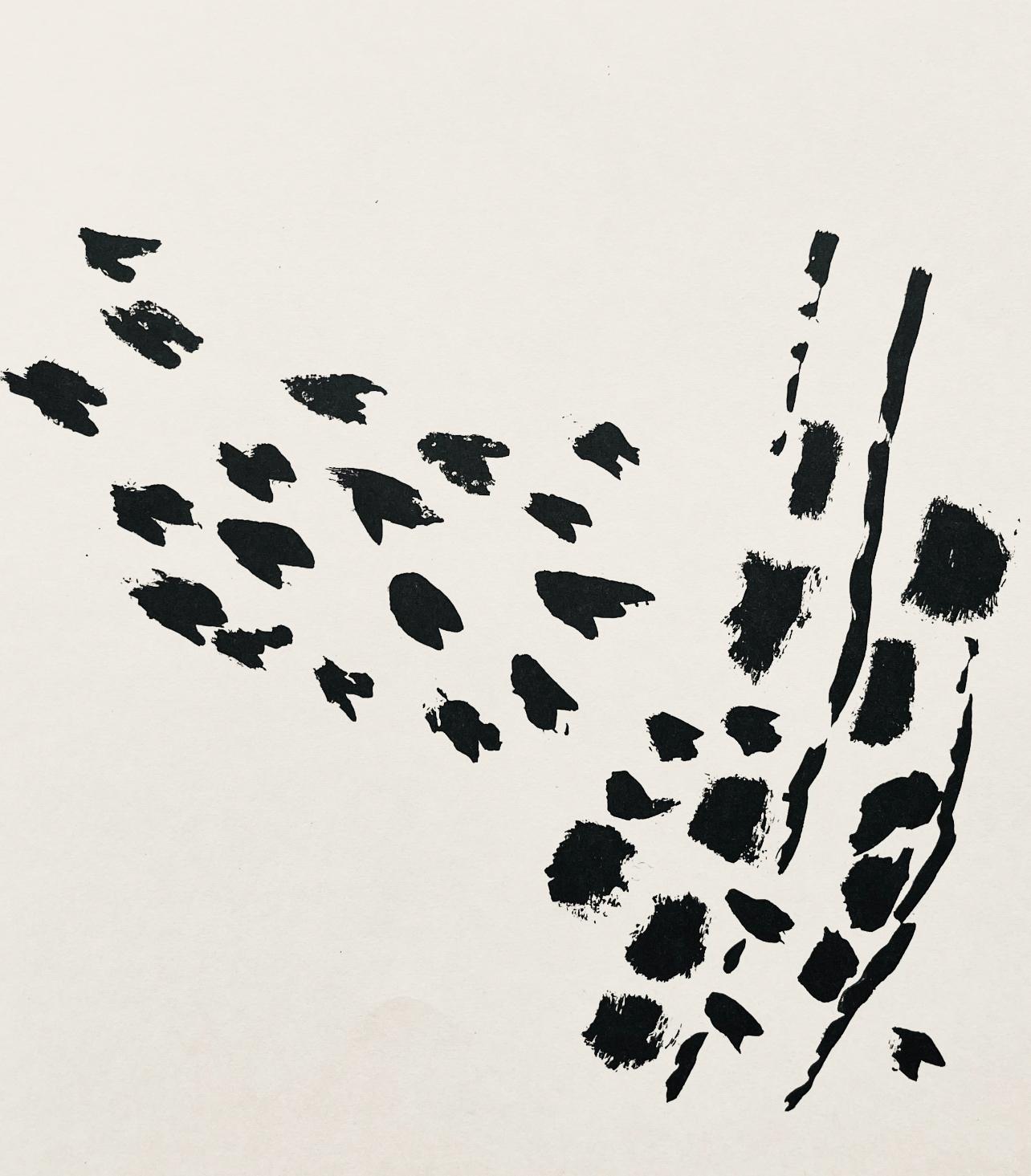 Tal-Coat, Composition, Derrière le miroir (after) - Print by Pierre Tal-Coat