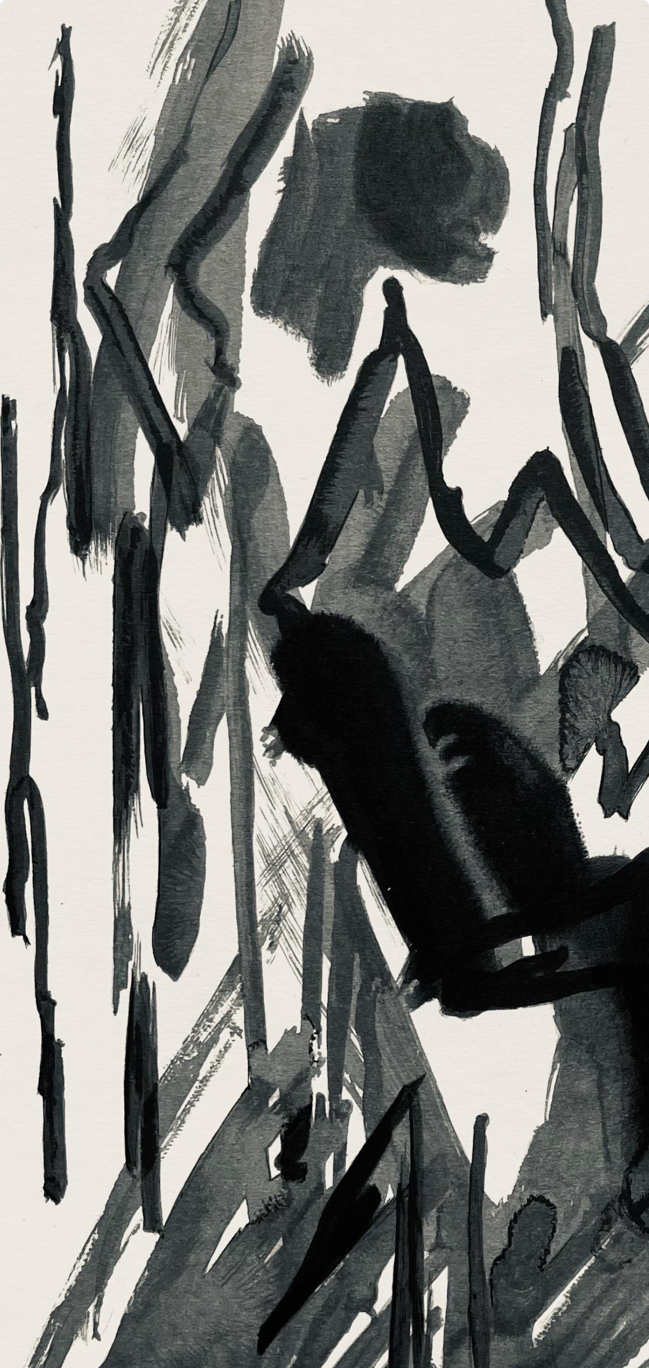 Tal-Coat, Composition, Derrière le miroir (after) - Print by Pierre Tal-Coat