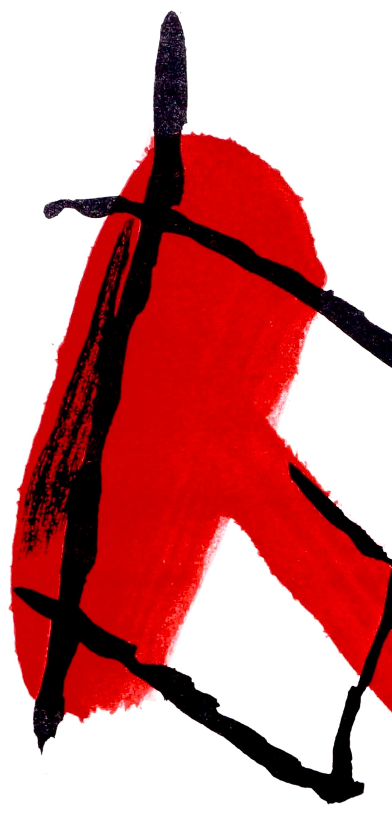 Tal-Coat, Zusammenstellung, Derrière le miroir (nach) – Print von Pierre Tal-Coat