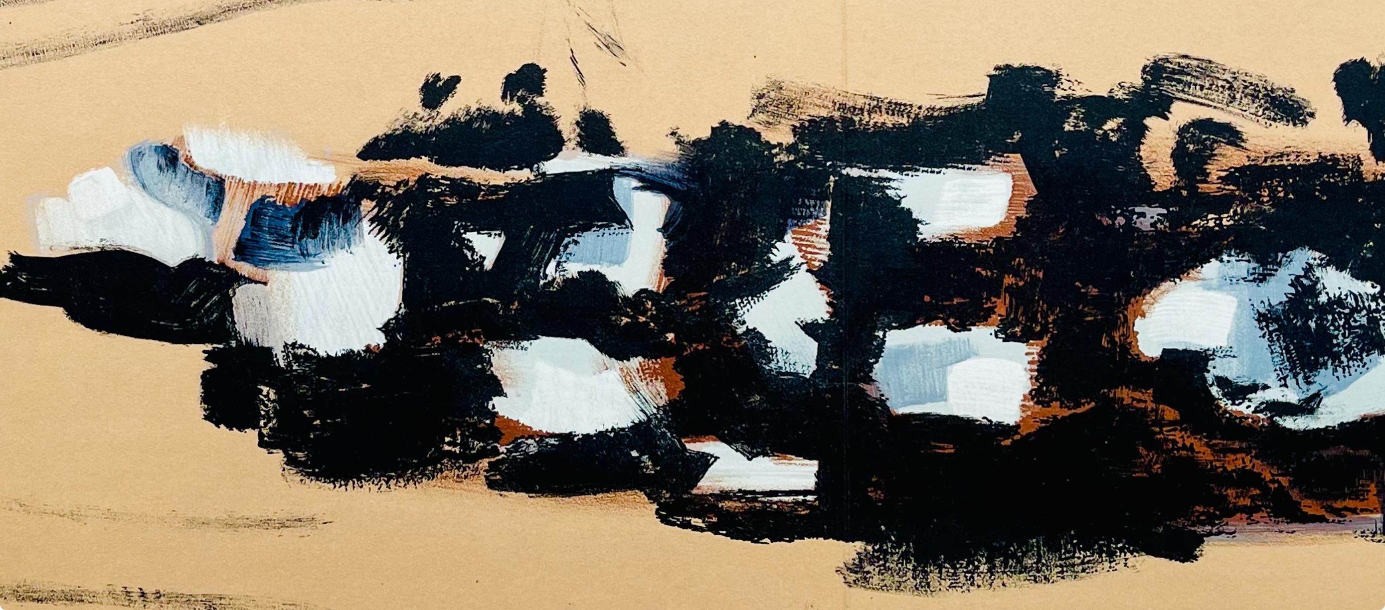 Tal-Coat, Composition, Derrière le miroir (after) - Modern Print by Pierre Tal-Coat