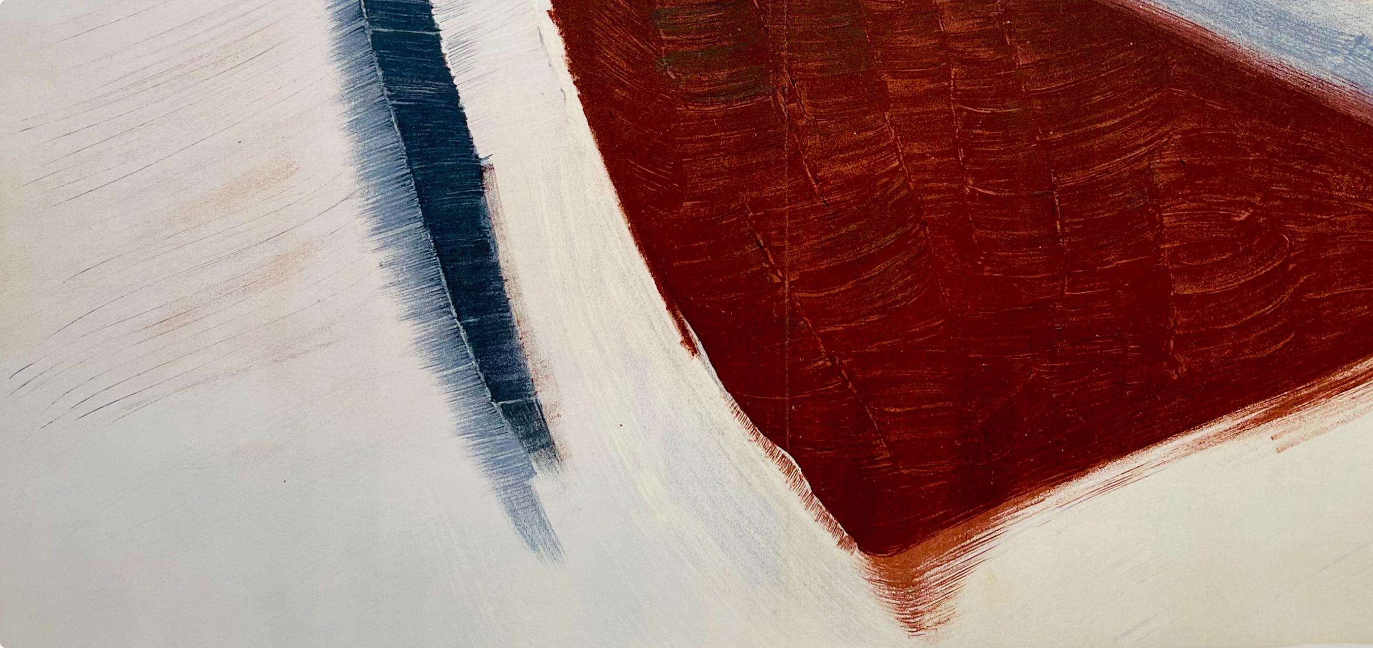 Tal-Coat, Zusammenstellung, Derrière le miroir (nach) (Grau), Abstract Print, von Pierre Tal-Coat