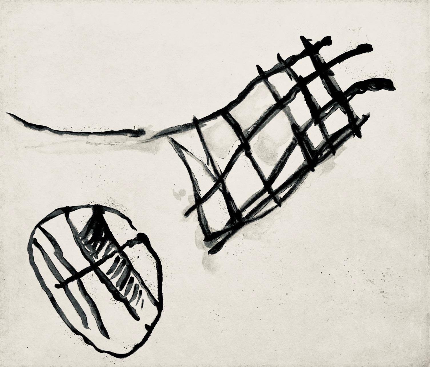 Pierre Tal-Coat Abstract Print - Tal-Coat, Composition, Derrière le miroir (after)