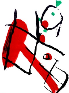 Tal-Coat, Composition, Derrière le miroir (after)