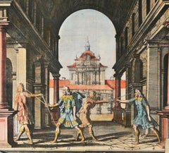 Academie de l’Espee Tabula  2 prints Girarld Thibault   Tab. XXXIII & Tab.IIII