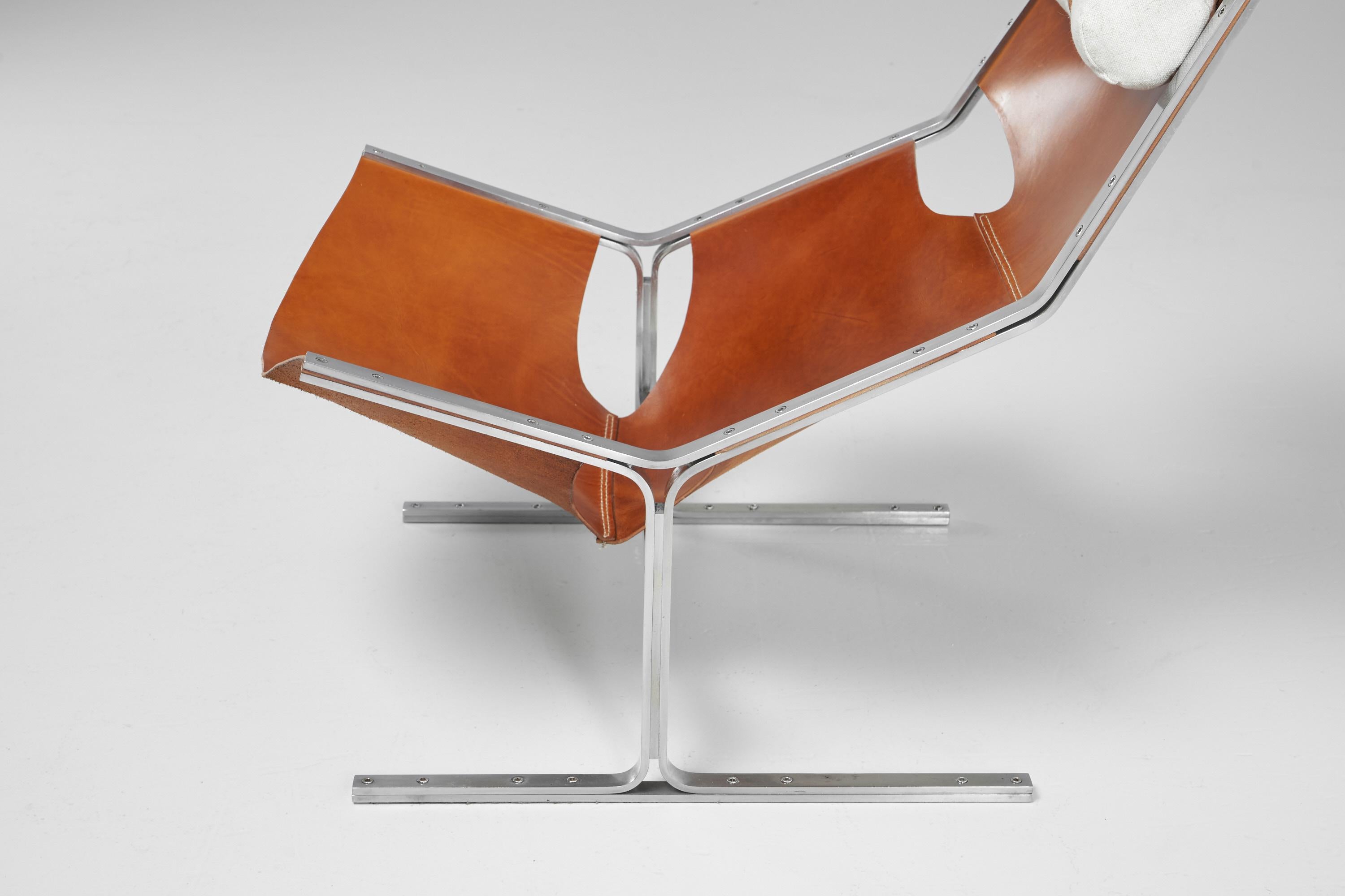 Mid-20th Century Pierre Thielen Lounge Chair Metz & Co, 1960