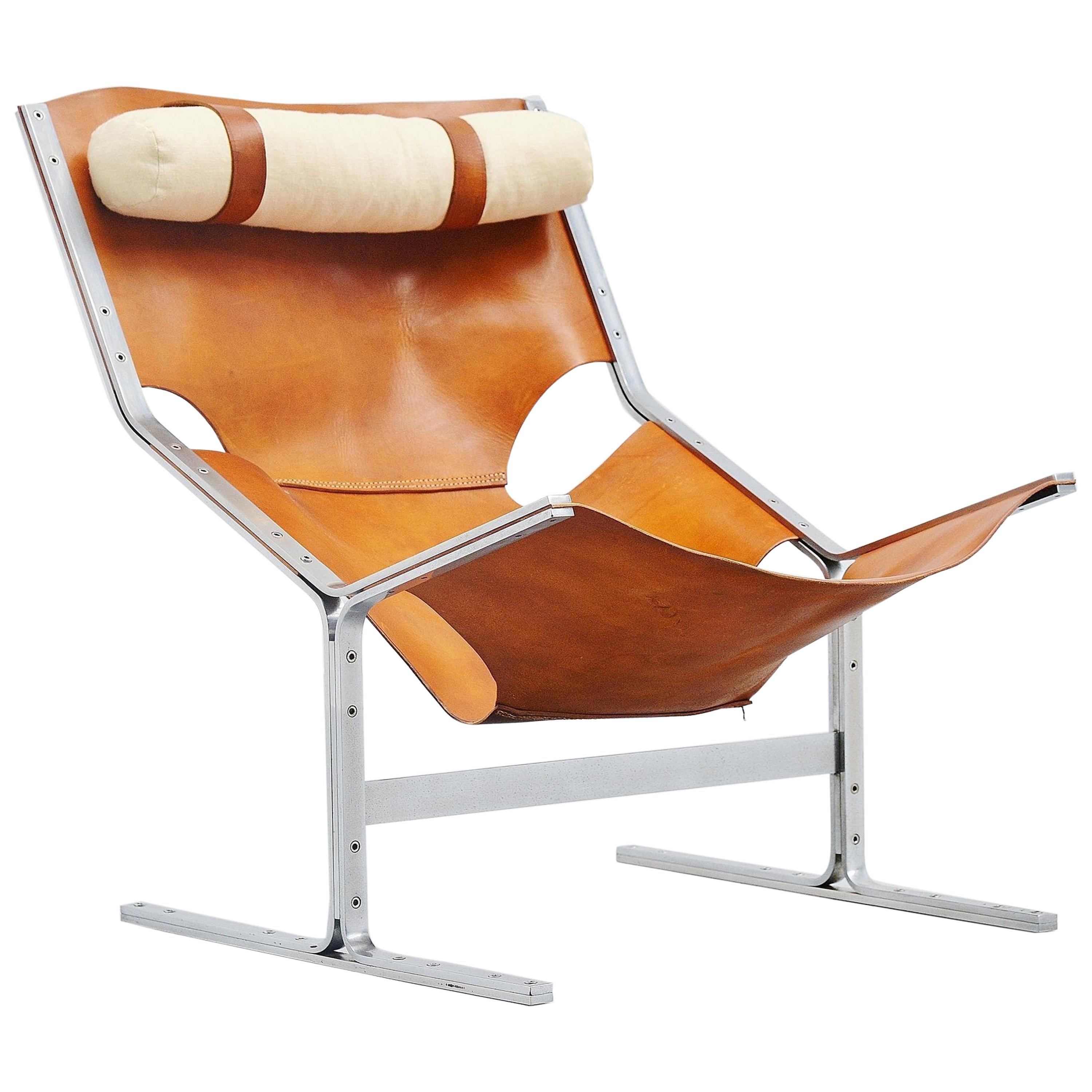 Pierre Thielen Sling Lounge Chair Metz & Co., Holland, 1960s