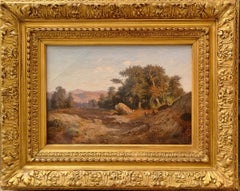French Landscape painting Mountain Alps Academic Attributed to THUILLIER 19th