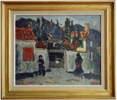 The House Of Mme Pomet, Oil on Canvas