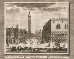 Antique View of Piazzo San Marco in Venice