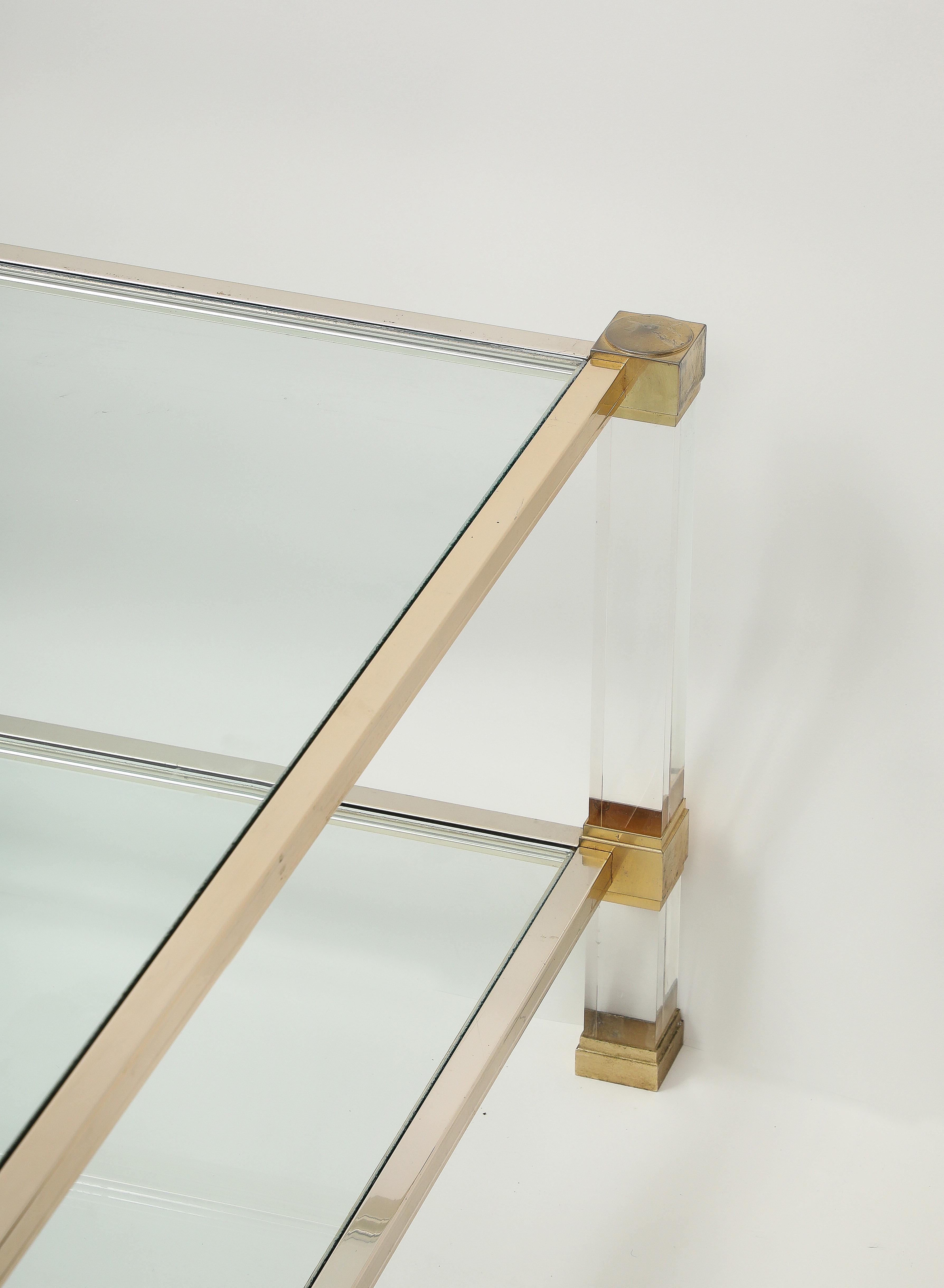 Laiton Table basse Pierre Vandel en vente