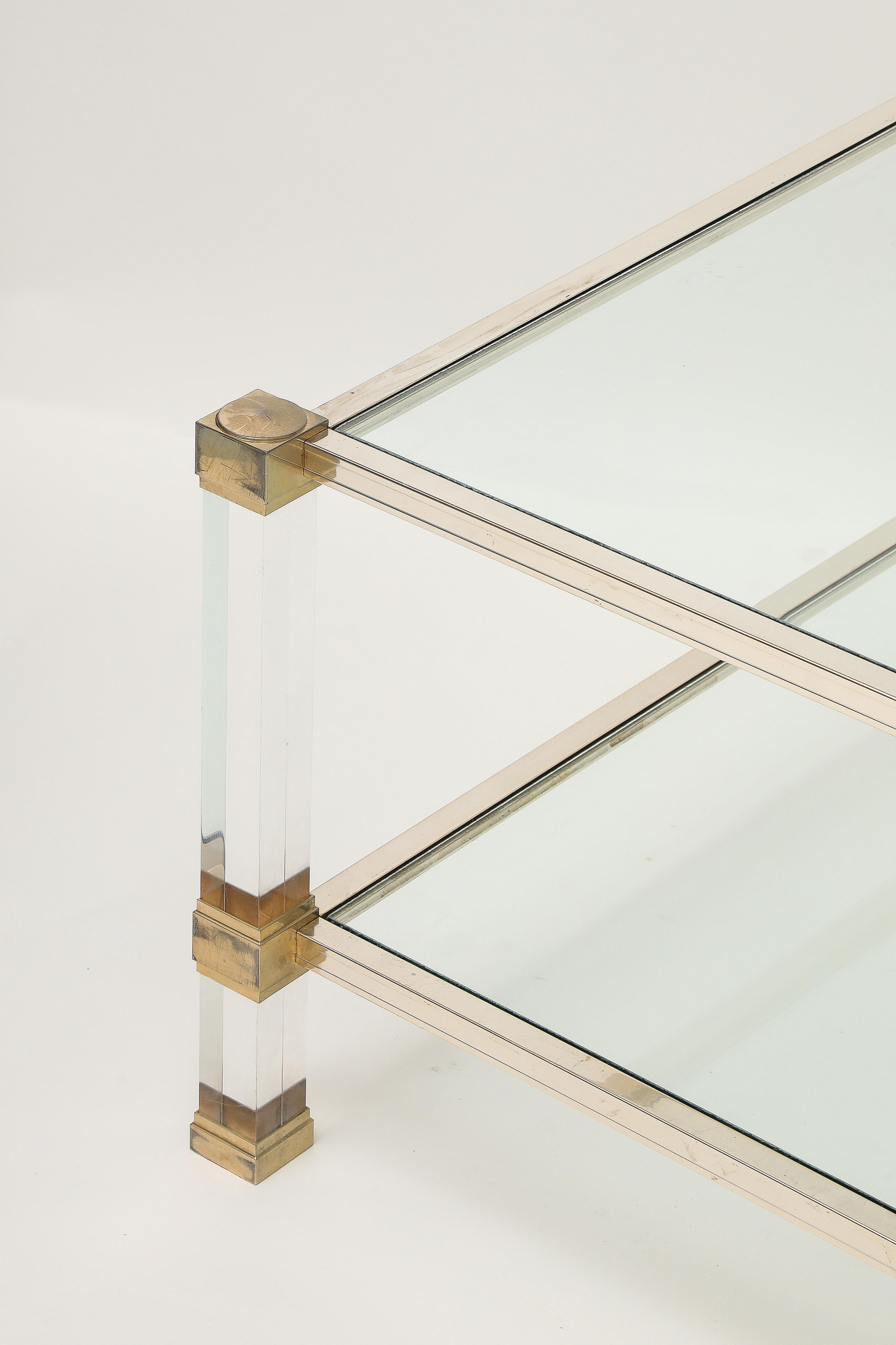 Brass Pierre Vandel Coffee Table