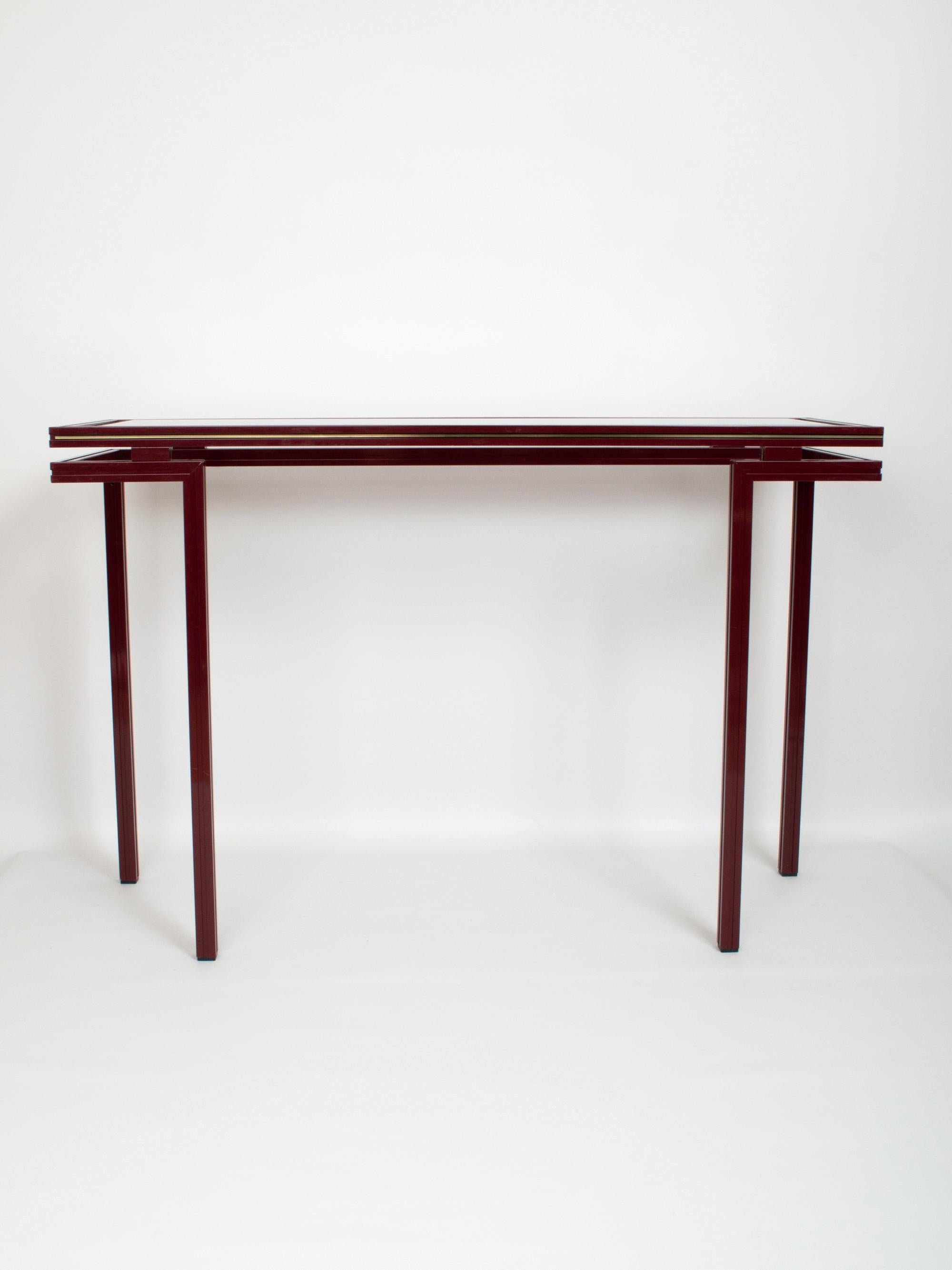 Pierre Vandel Paris Console Table, France, circa 1970 2