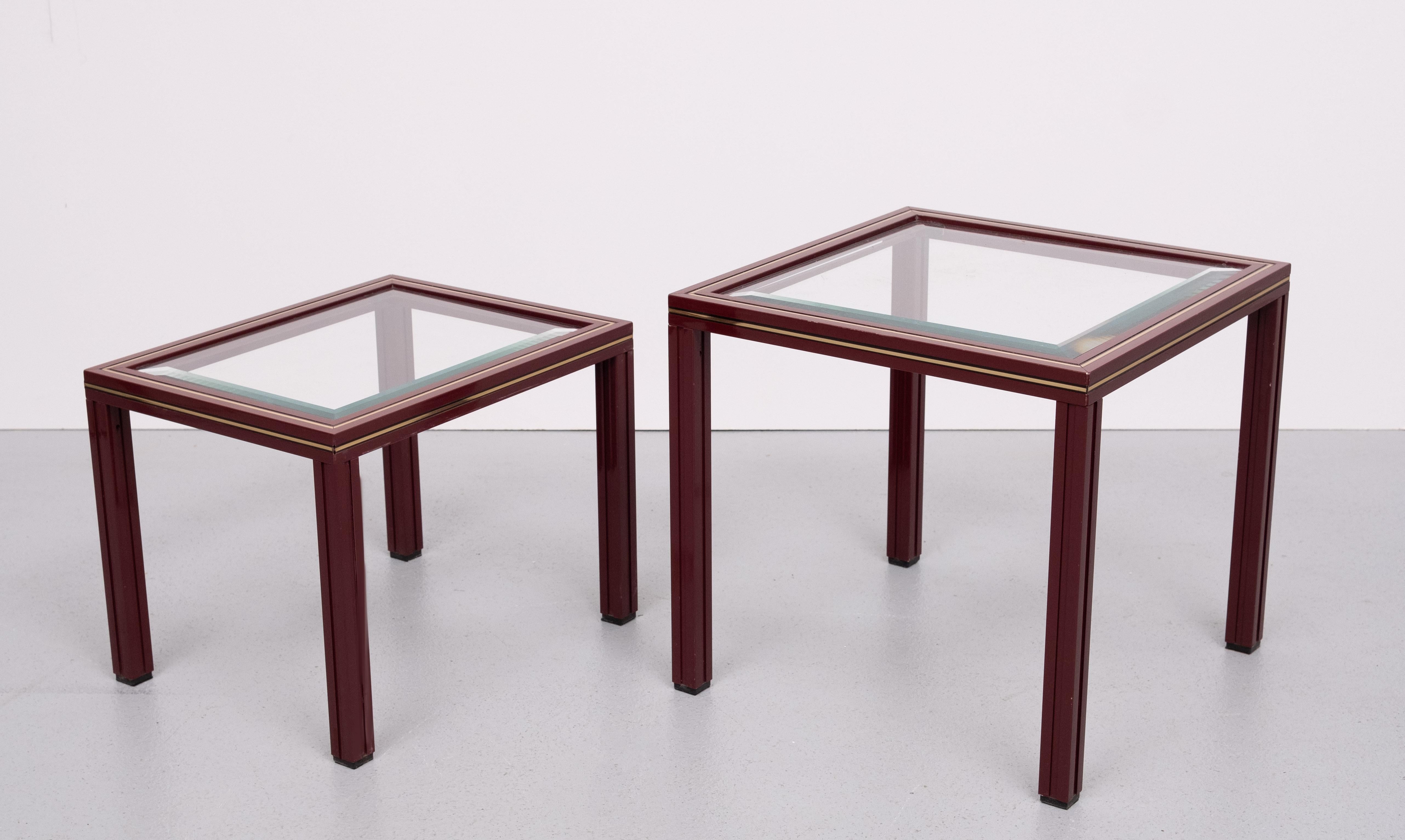 Mid-Century Modern Tables d'appoint Pierre vandel des années 1970, France en vente