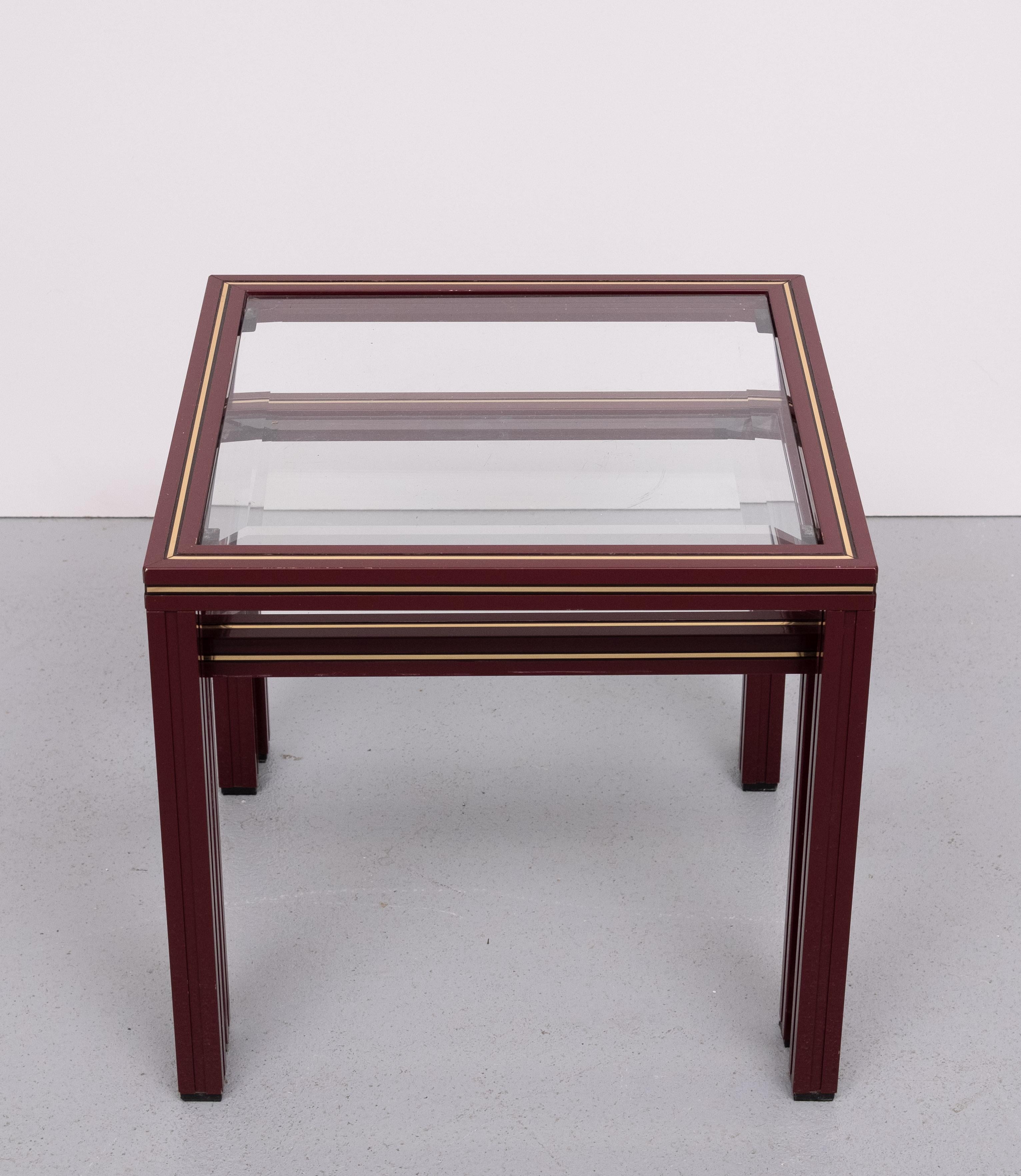 Fin du 20e siècle Tables d'appoint Pierre vandel des années 1970, France en vente